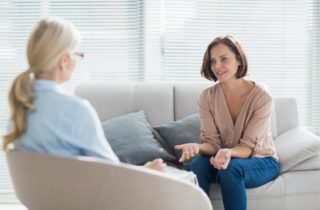 woman in therapy session