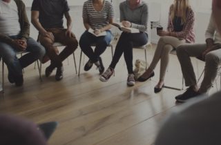 people sitting in circle